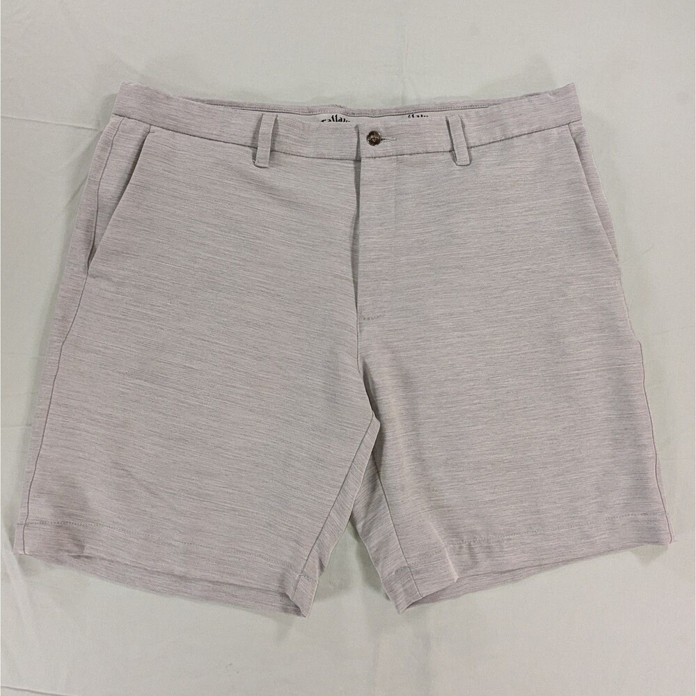 Callaway Golf Shorts Mens Size 38 Gray Stretch Waist Performance Polyester Blend